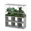 TERRATLANTIS - Terrarium et Meuble Standard Béton L.132xP.45xH.75cm