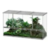 TERRATLANTIS - Terrarium Gris L.132xP.45xH.75cm