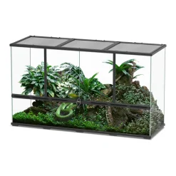 TERRATLANTIS - Terrarium Noir L.132xP.45xH.75cm