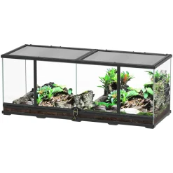 TERRATLANTIS - Terrarium Noir L.118xP.45xH.45cm