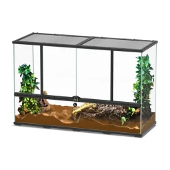 TERRATLANTIS - Terrarium Noir L.118xP.45xH.75cm