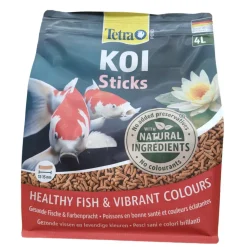 TETRA - Aliment complet flottant koï stick 4 litres , 650 g pour carpes koï de bas