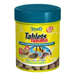 TETRA - Aliment complet poisson de fond omnivore Tetra TabiMin : 250 comprimés