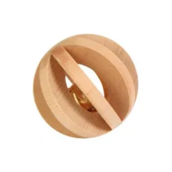 TRIXIE - Balle en bois avec clochette