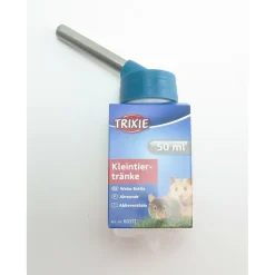 TRIXIE - Biberon en plastique 50 ml avec support métal pour hamsters ou souris color