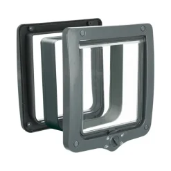 TRIXIE - Chatière à 4 modes xxl avec tunnel gris