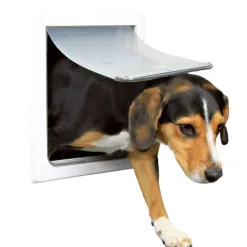 TRIXIE - Chatière pour chiens à double sens taille s-m 30 x 36 cm blanc