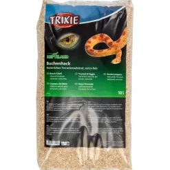 TRIXIE - Copeaux de hêtre 10 litre substrat naturel extra fin pour reptiles.