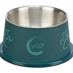 TRIXIE - Ecuelle 0.9 litre ø 19 cm acier inox plastique couleur aléatoire pour chie