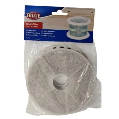 TRIXIE - Filtre de remplacement pour la fontaine, bubble stream, lot de 2 filtres.