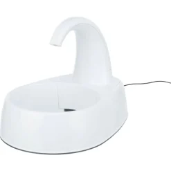 TRIXIE - Fontaine à boire pour animaux de compagnie curved stream blanc