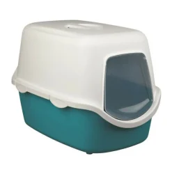 TRIXIE - Maison de toilette vico 40 x 56 cm x h40 turquoise pour chat