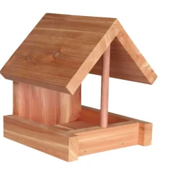 TRIXIE - Mangeoire en bois 16 x 15 x 13 cm pour oiseaux