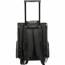 TRIXIE - Sac à dos à roulettes pour animaux de compagnie noir et gris