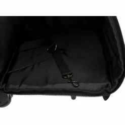 TRIXIE - Sac à dos à roulettes pour animaux de compagnie noir et gris