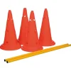 TRIXIE - Set d'obstacles pour chien - 4 cône - agility