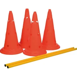TRIXIE - Set d'obstacles pour chien - 4 cône - agility