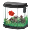 TRUFFY - Aquarium AURIA LED équipé noir 42 litres - L.40,1xP.25xH.41,5cm