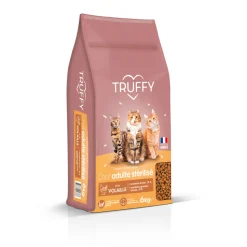 TRUFFY - Croquettes à la volaille pour chat adulte stérilisé 6kg