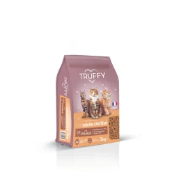 TRUFFY - Croquettes à la volaille pour chat adulte stérilisé - 2kg