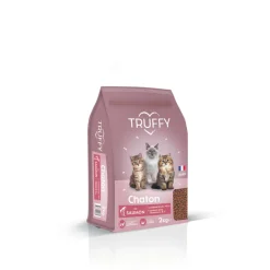 TRUFFY - Croquettes au saumon pour chaton - 2kg