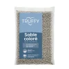 TRUFFY - Sable coloré pour aquarium d'eau douce Truffy gris 1Kg