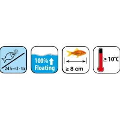 UBBINK - Nourriture pour poissons fish mix universal menu 3 mm 5,4 l