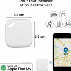 VENTEO - Tracker localisateur wiami - fonctionnalité apple - suivi temps réel
