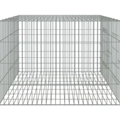 VIDAXL - Cage à lapin 2 panneaux 110x79x54 cm fer galvanisé