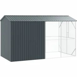 VIDAXL - Cage pour oiseaux anthracite 430 x 208 x 247 cm acier galvanisé