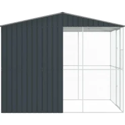 VIDAXL - Cage pour oiseaux anthracite 215 x 310 x 247 cm acier galvanisé