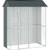 VIDAXL - Cage pour oiseaux anthracite 215 x 110 x 247 cm acier galvanisé