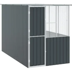 VIDAXL - Cage pour oiseaux anthracite 154 x 307 x 200 cm acier galvanisé