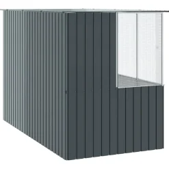 VIDAXL - Cage pour oiseaux anthracite 154 x 307 x 200 cm acier galvanisé