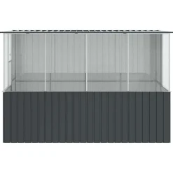 VIDAXL - Cage pour oiseaux anthracite 154 x 307 x 200 cm acier galvanisé