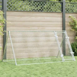 VIDAXL - Cage pour poules argenté 200x105x91 cm acier galvanisé