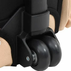 VIDAXL - Chariot polyvalent pliable pour animaux de compagnie beige