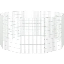VIDAXL - Enclos d'animaux en liberté 10 panneaux 54x80 cm fer galvanisé