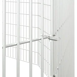 VIDAXL - Enclos d'animaux en liberté 10 panneaux 54x80 cm fer galvanisé