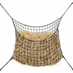 VIDAXL - Filets à foin 2 pcs rectangulaire noir 200x120 cm pp