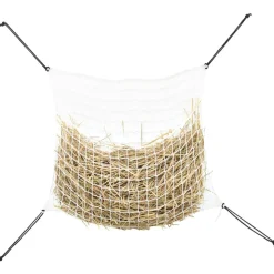 VIDAXL - Filets à foin 2 pcs rectangulaire blanc 100x90 cm pp