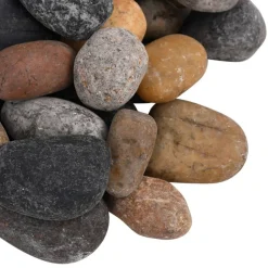 VIDAXL - Galets polis 10 kg multicolores 5-8 cm