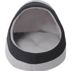 VIDAXL - Lit pour chats gris et noir l