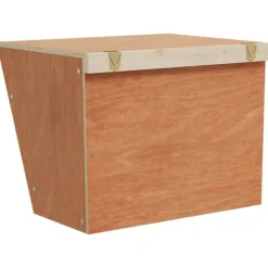 VIDAXL - Mangeoire à foin pour lapins 25x18,5x20,5 cm bois massif sapin