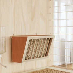 VIDAXL - Mangeoire à foin pour lapins 37x18,5x23 cm bois massif sapin