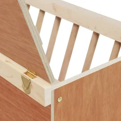 VIDAXL - Mangeoire à foin pour lapins 37x18,5x23 cm bois massif sapin