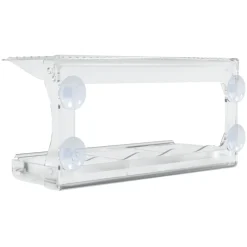 VIDAXL - Mangeoires à oiseaux de fenêtre 2 pcs acrylique 30x12x15 cm