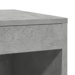 VIDAXL - Meuble de bac à litière pour chat gris béton bois d'ingénierie