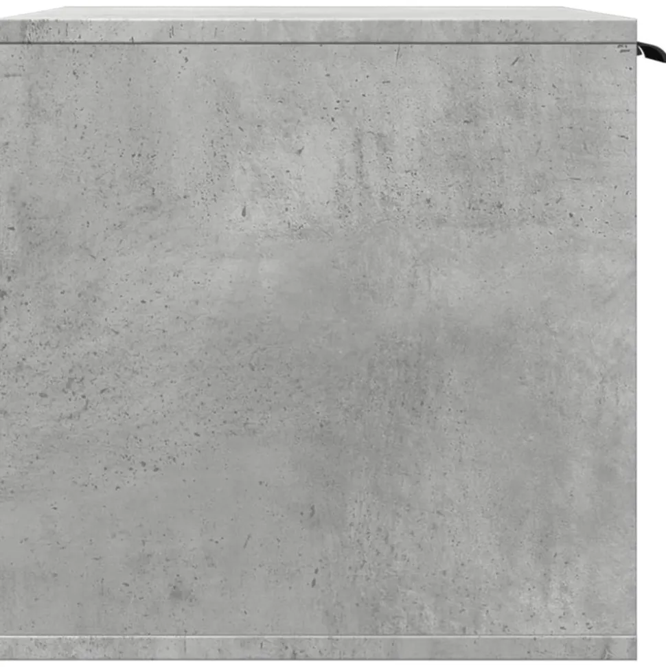 VIDAXL - Meuble de bac à litière pour chat gris béton bois d'ingénierie