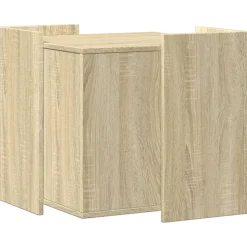 VIDAXL - Meuble de bac à litière pour chat chêne sonoma bois ingénierie